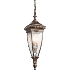 Elstead Lighting Venetian Rain Hängelampe für den Außenbereich 2x60 W braun KL-VENETIAN8-M