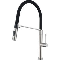 Ruvetti Azula Küchenarmatur Stehend edelstahl-schwarz 1011BS