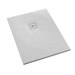 Schedline Protos White Stone Halbrunde Duschwanne 170x90 cm weiß 3SP.P1P-80170/B/ST-M1/B/ST