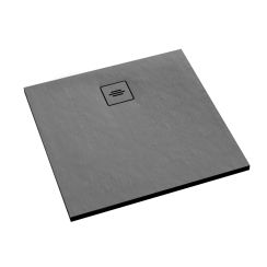 Schedline Protos Grey Stone Quadratische Duschwanne 100x100 cm grau 3SP.P2K-100100/S/ST-M1/S/ST