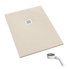 Schedpol Kalait Cashmere Stone Rechteckige Duschwanne 90x80 cm beige 3.3155/PK/ST-M2