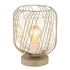 Globo Lighting Dichti Tischlampe 1x40 W sandig 15965T